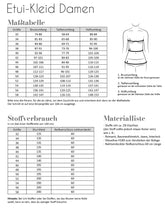 Papierschnittmuster Etuikleid Damen Fadenkäfer